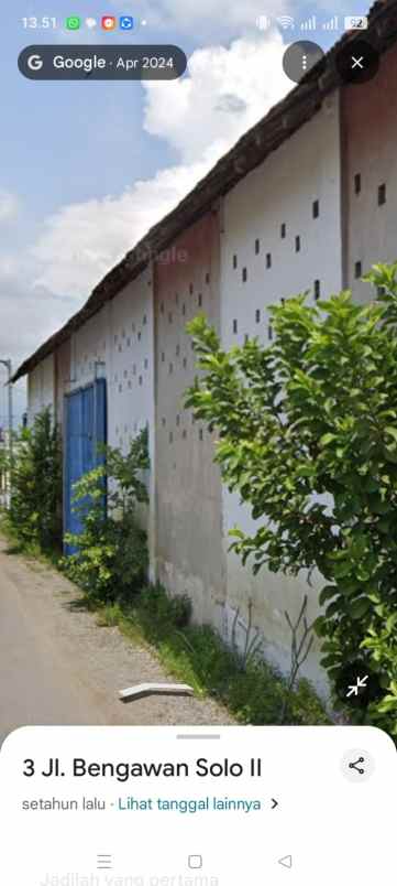 dijual cepat tanah bangunan di bagor nganjuk