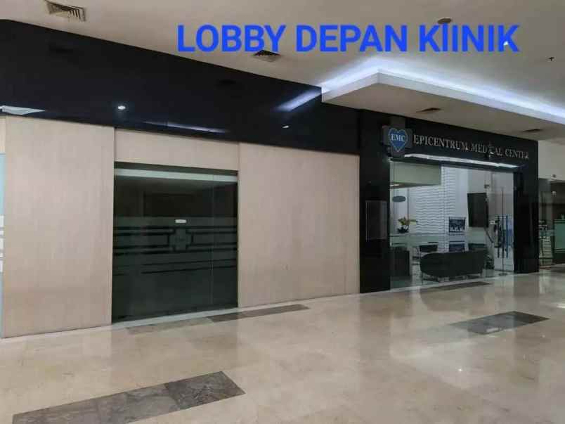dijual klinik epiwalk jakarta selatan full furnished