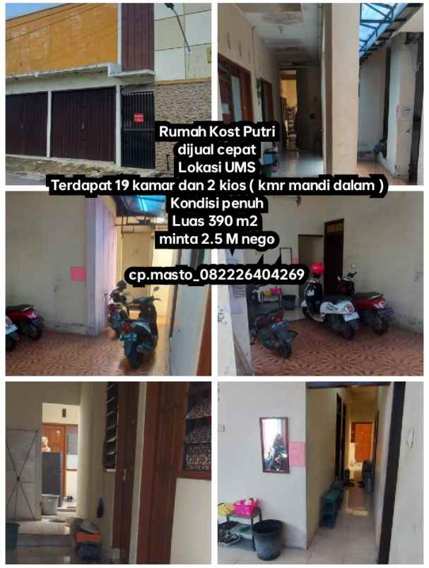 dijual kost area kampus ums