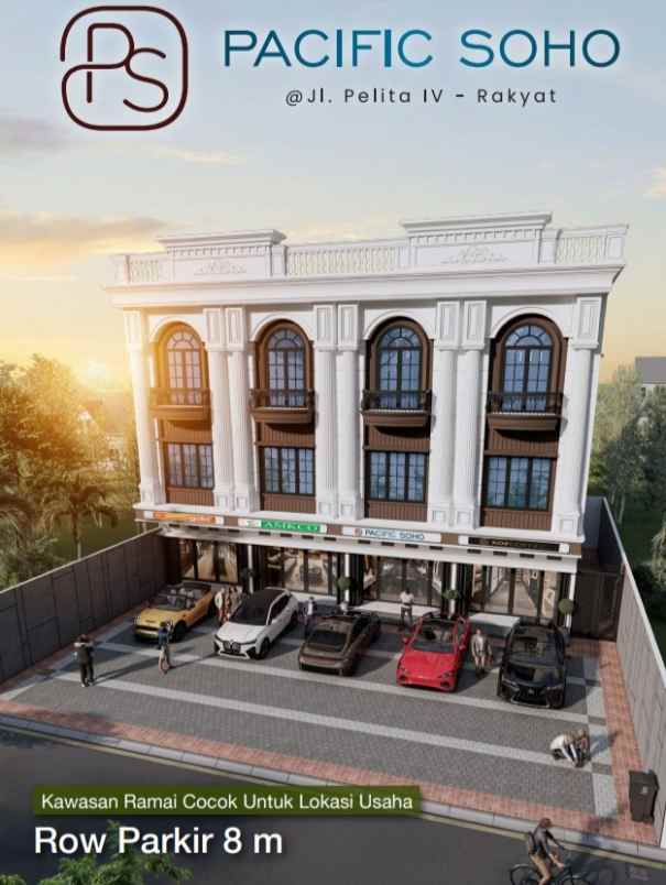 dijual ruko gudang kantor jalan pelita 4 sutomo