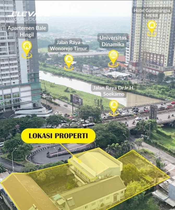 dijual ruko gudang kantor jl medokan semampir indah