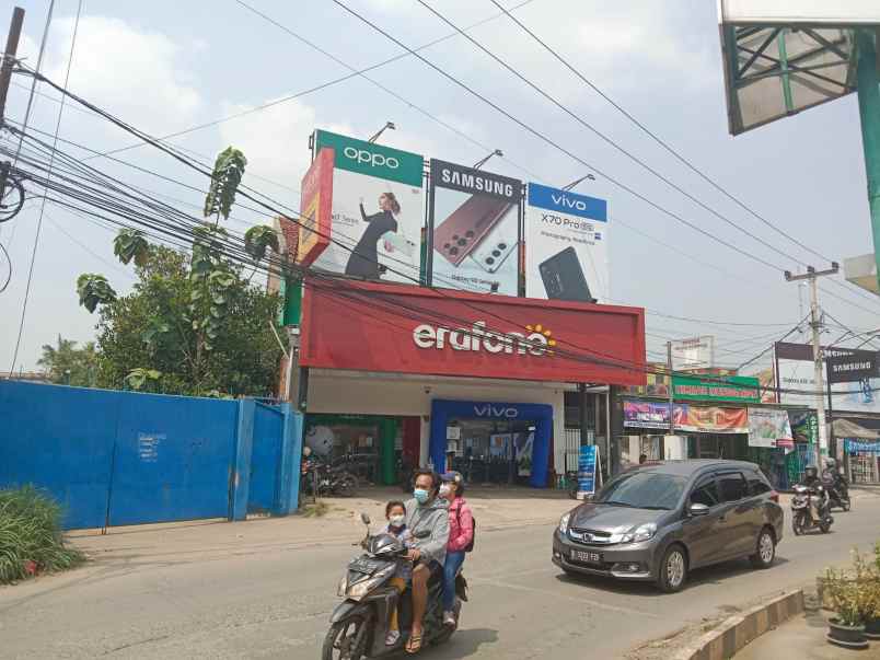 dijual ruko gudang kantor jl raya hm bosih selang