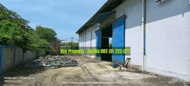 dijual ruko gudang kantor kbn marunda cilincing