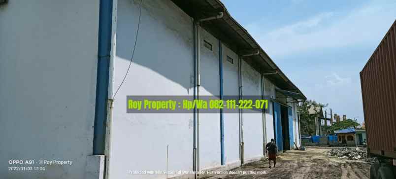 dijual ruko gudang kantor kbn marunda cilincing