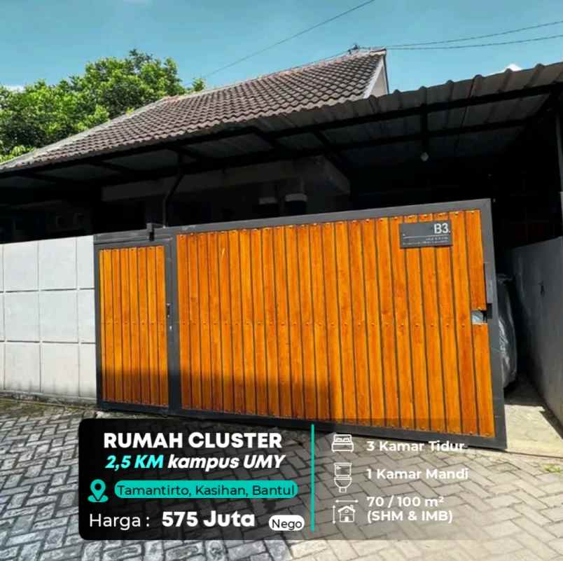 dijual rumah 1 km ringroad selatan