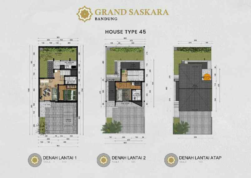 dijual rumah 2 lantai di cikoneng buahbatu