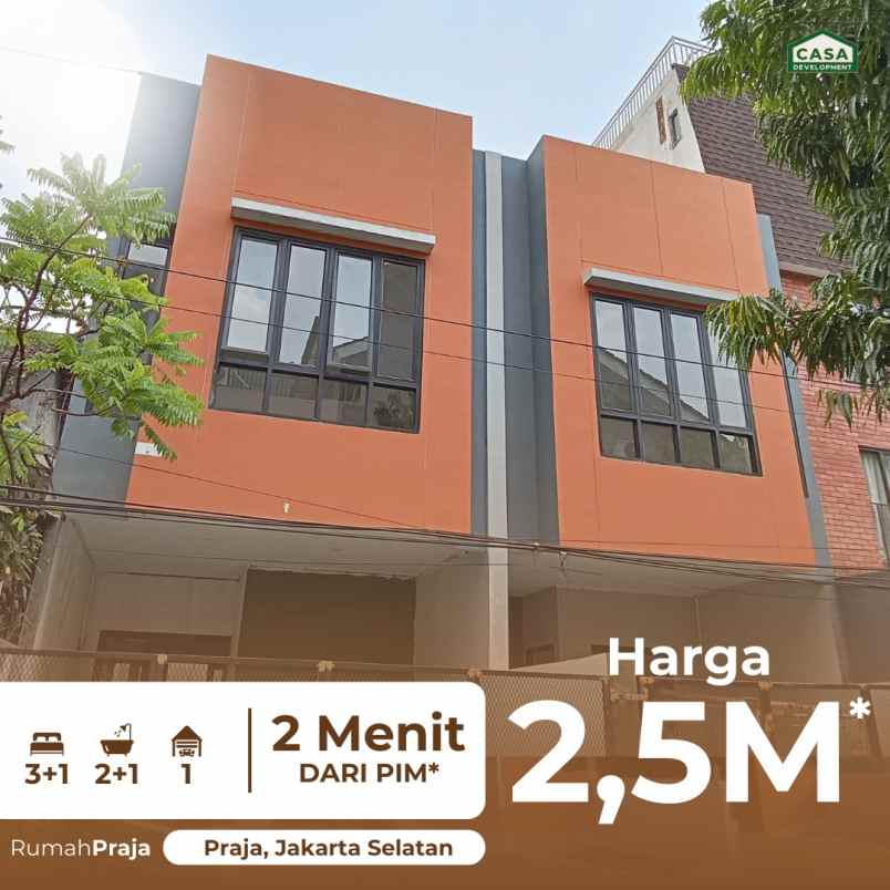 dijual rumah area dekat pondok indah mall