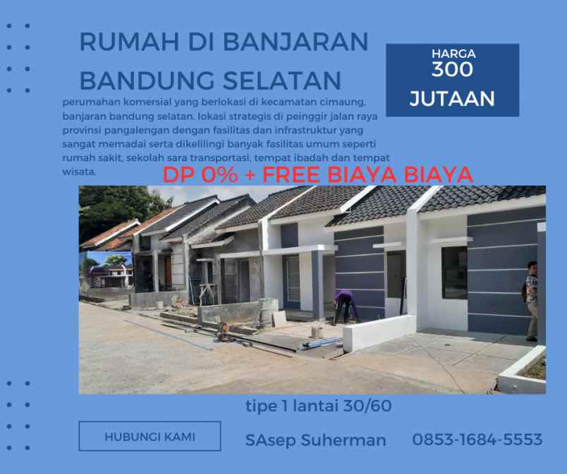 dijual rumah banjaran kabupaten bandung