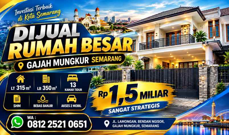 dijual rumah bendan ngisor gajahmungkur