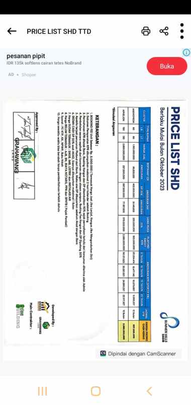 dijual rumah cibeunying bandung utara