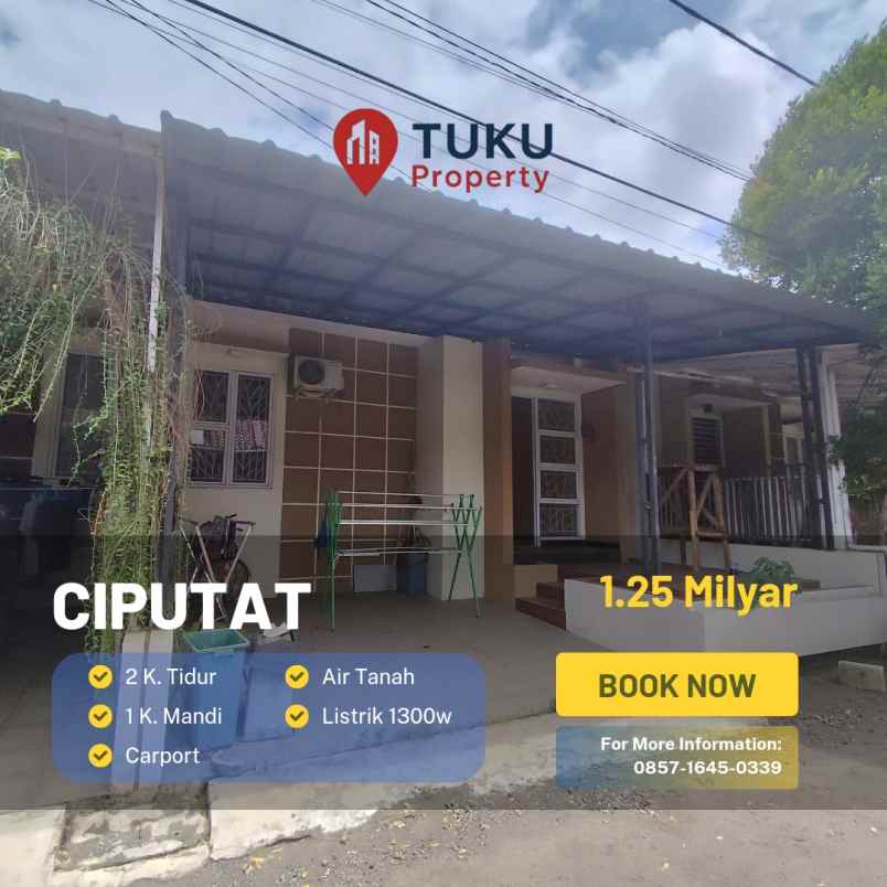 dijual rumah cluster ciputat