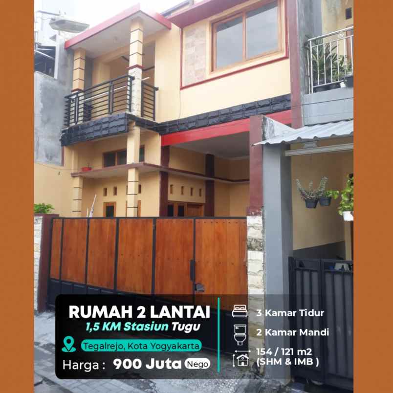 dijual rumah dekat stasiun tugu
