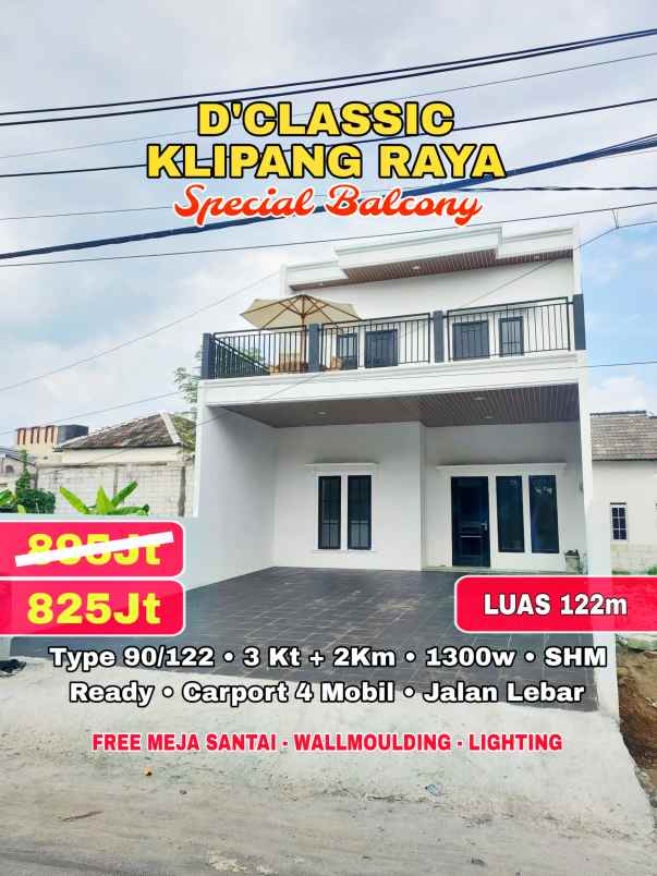 dijual rumah di klipang raya semarang