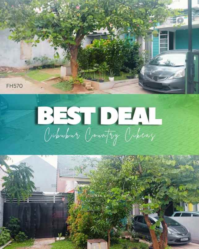 dijual rumah di perumahan cibubur country