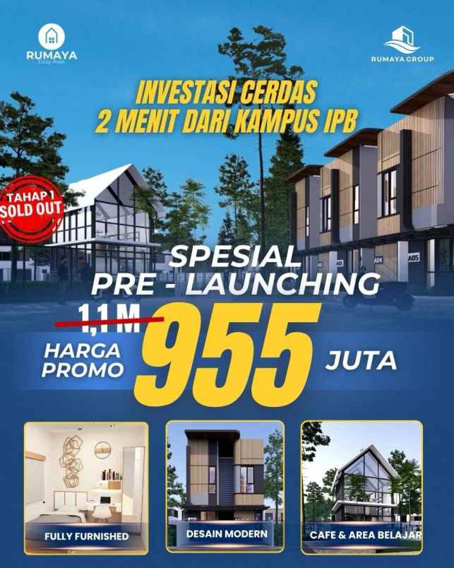 dijual rumah dramaga kampus ipb