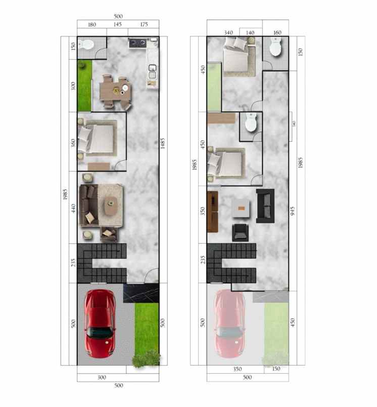 dijual rumah gunung anyar surabaya