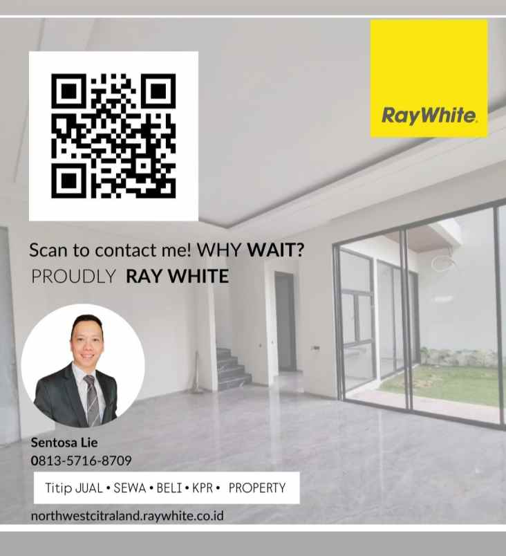 dijual rumah jalan bukit golf mediterania