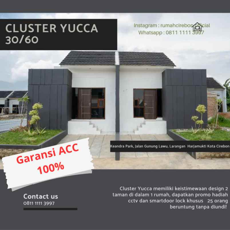 dijual rumah jalan gunungawu larangan