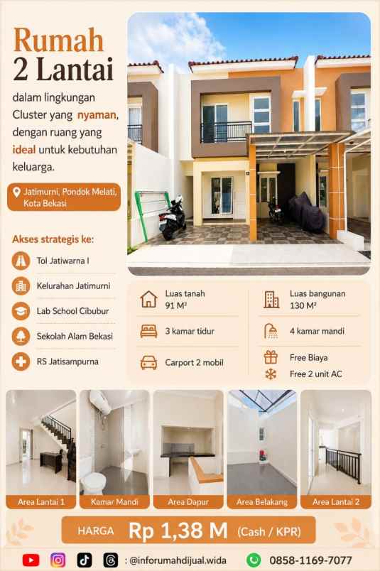 dijual rumah jatimurni