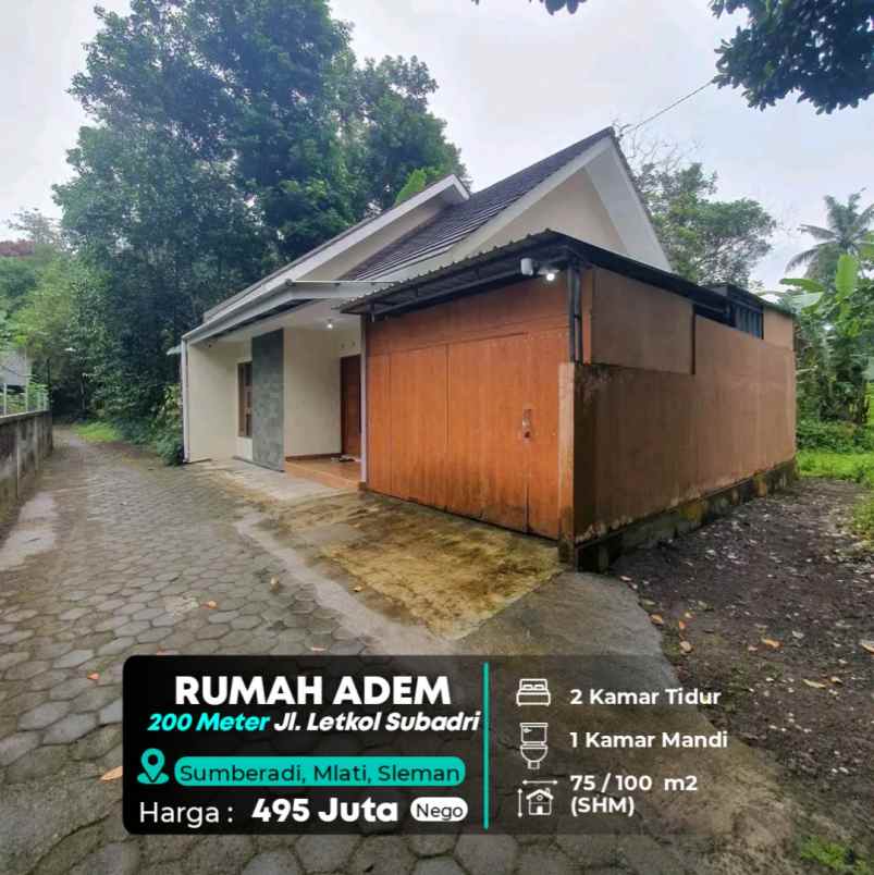 dijual rumah jl jetkol subadri
