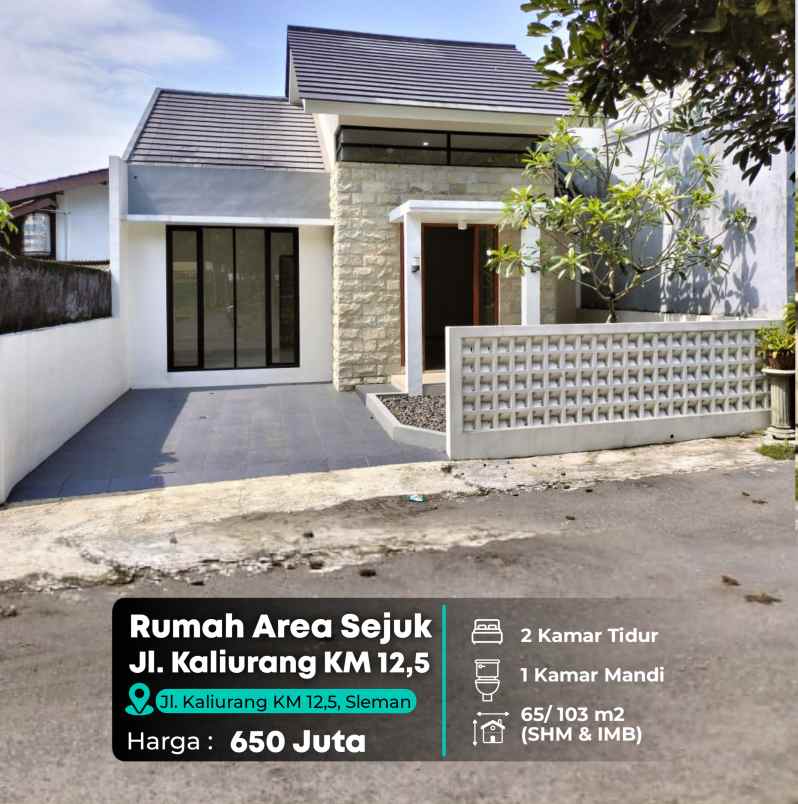 dijual rumah jl kaliurang km 12 5