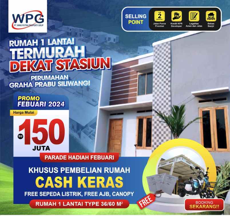 dijual rumah jl raya daru