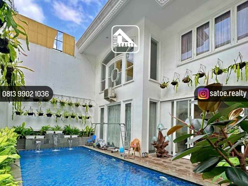 dijual rumah jl sekolah duta pondok