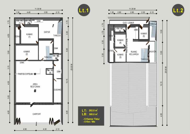 dijual rumah kebon bawang