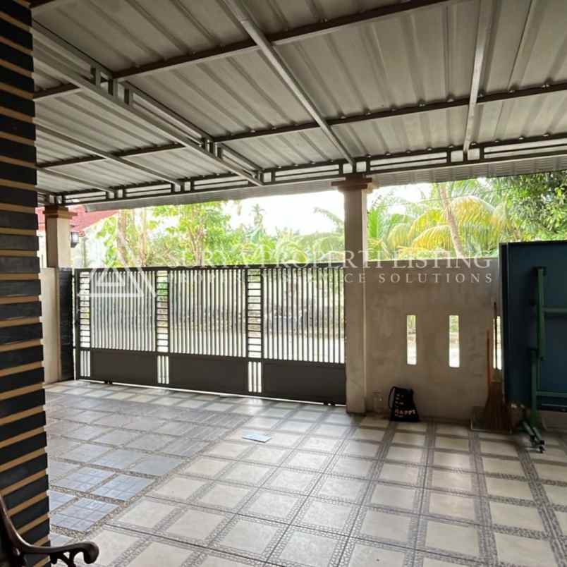 dijual rumah komplek griya permata sari medan selang