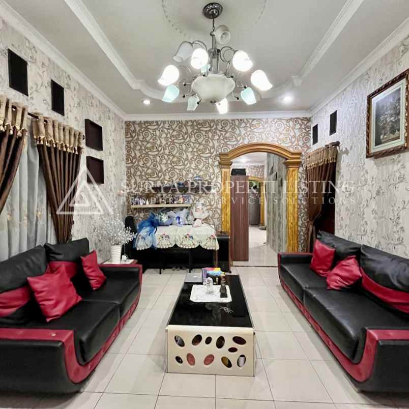 dijual rumah komplek griya permata sari medan selang