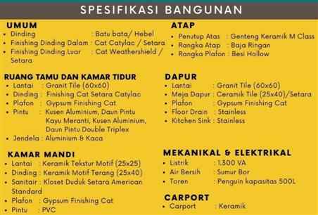 dijual rumah komsen jati asih bekasi