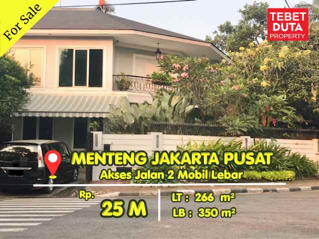 dijual rumah menteng