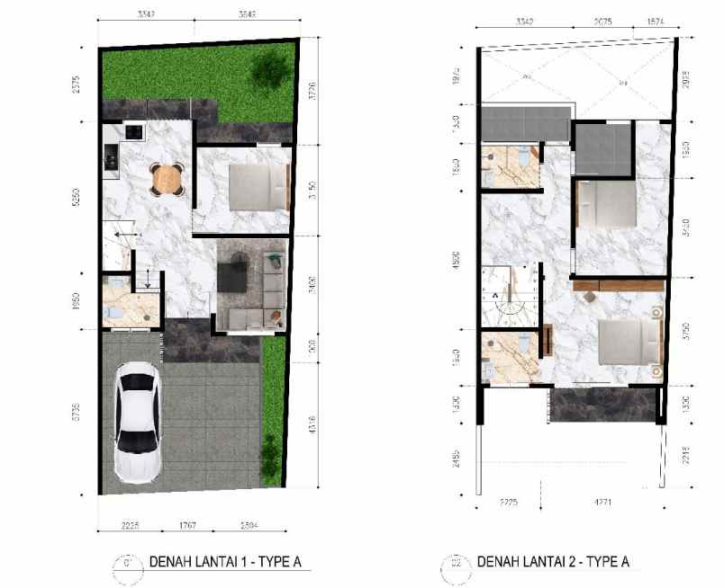 dijual rumah minimalia elegan di kukusan beji