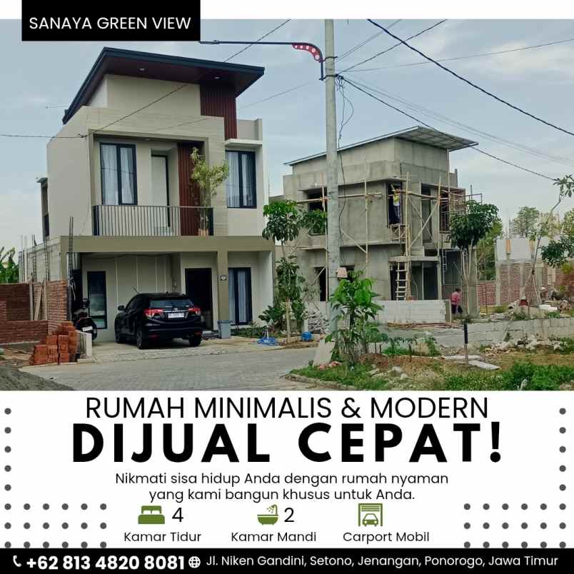 dijual rumah niken gandini setono