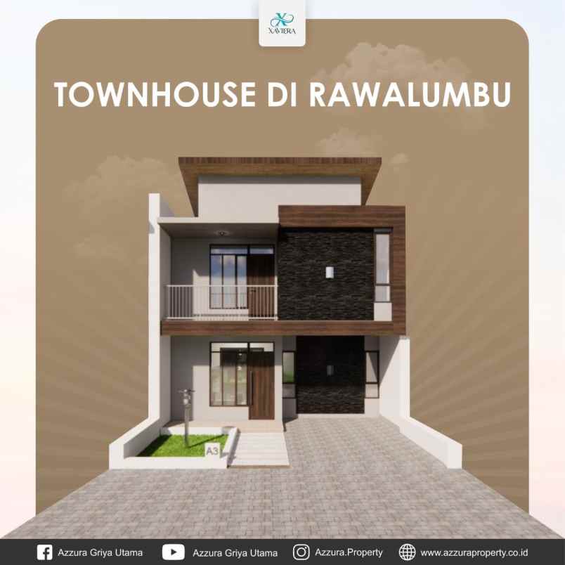 dijual rumah pengasinan rawalumbu bekasi