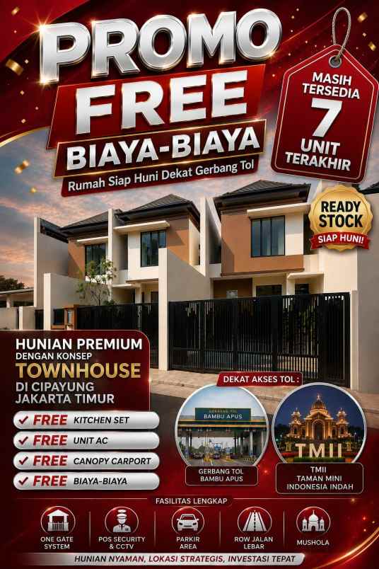 dijual rumah setu