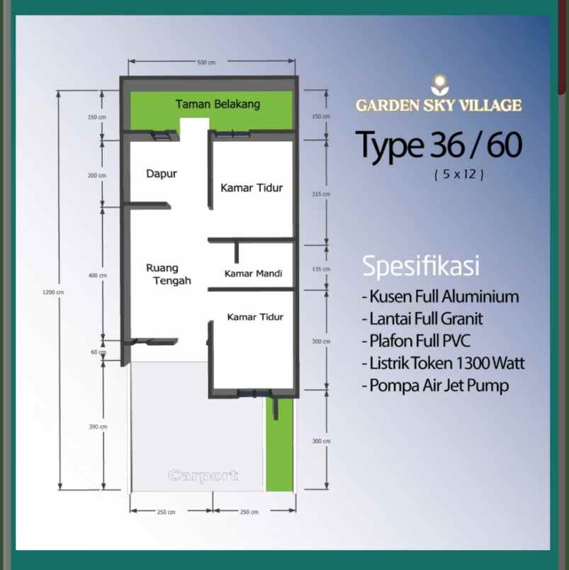 dijual rumah srimukti
