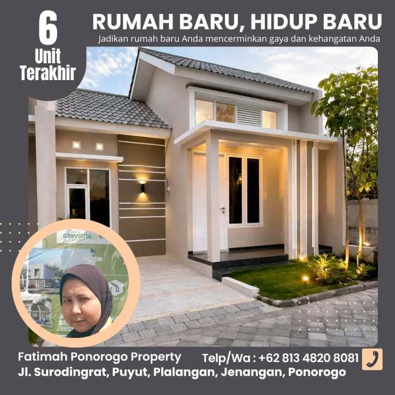 dijual rumah surodingrat puyut