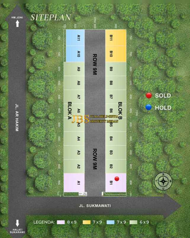 dijual rumah wellington haus jalan