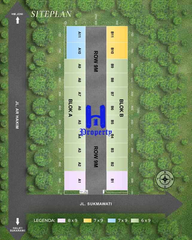 dijual rumah wellington haus jalan