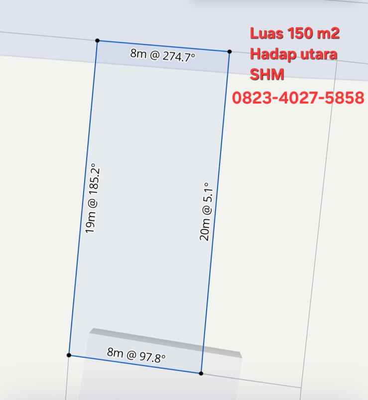 dijual tanah area jalan cargo denpasar bali