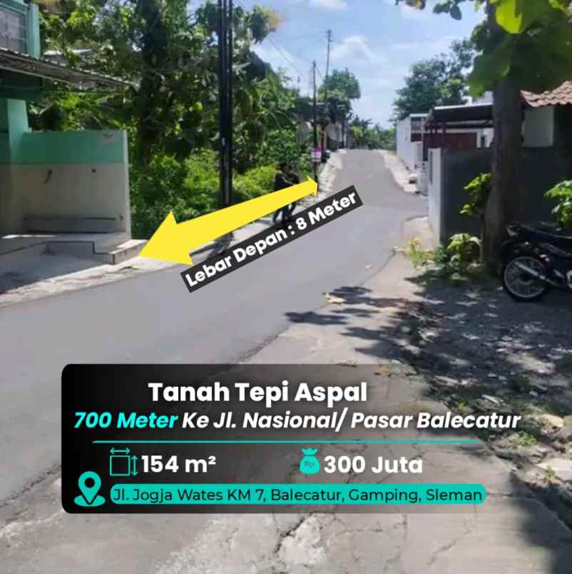 dijual tanah balecatur