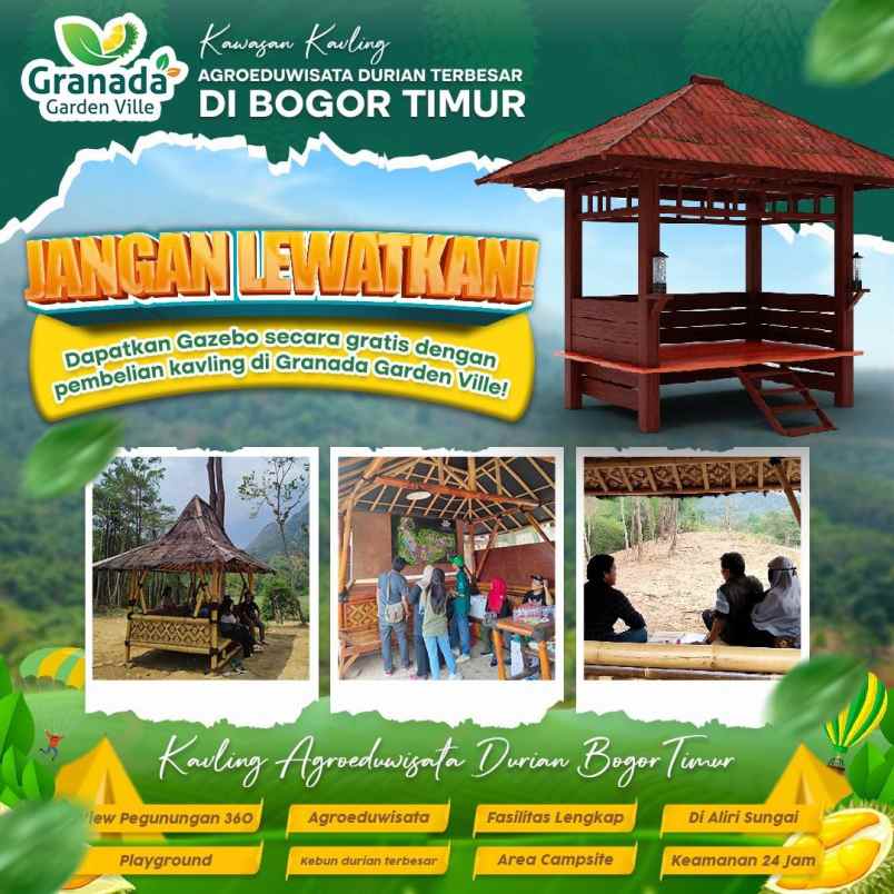 dijual tanah buanajaya tanjungsari bogor