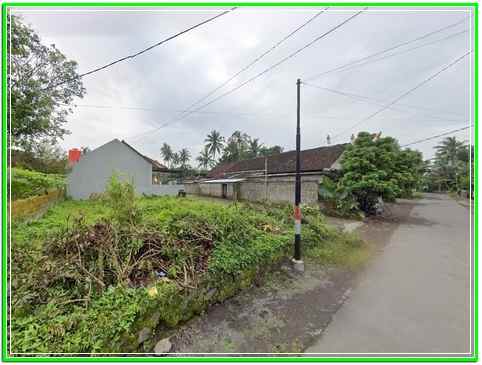 dijual tanah dalam cluster barat pemda sleman