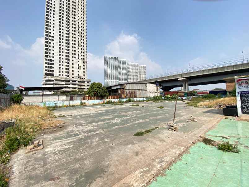 dijual tanah jalan raya kalimalang