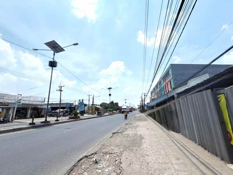 dijual tanah jalan raya klari karawang