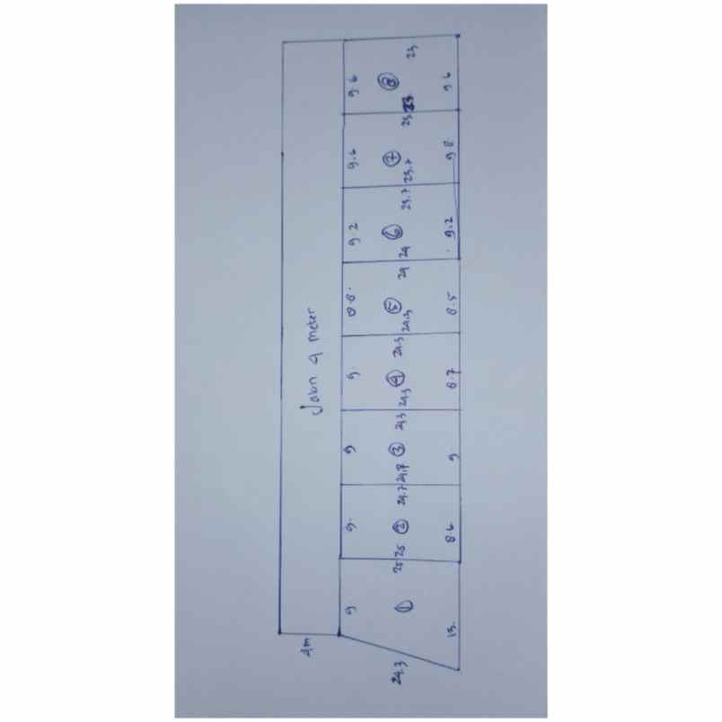 dijual tanah jalan timur indah 5