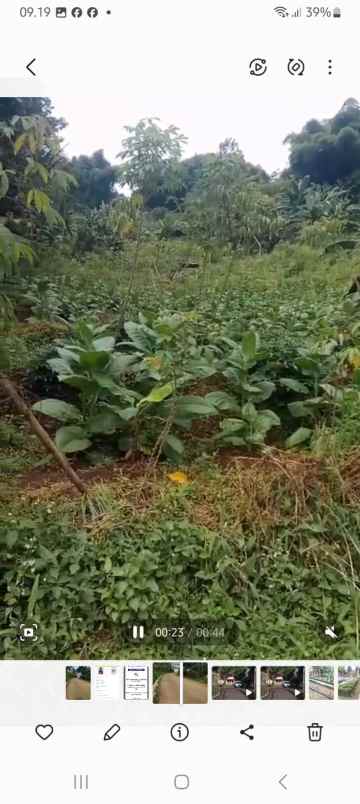 dijual tanah jl curug cinulang