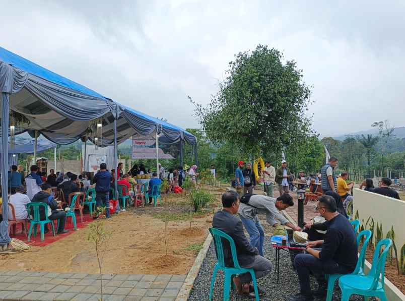 dijual tanah jl desa sukamakmur puncak