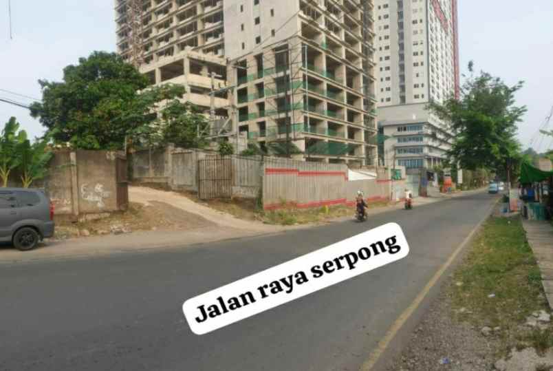dijual tanah jl raya serpong